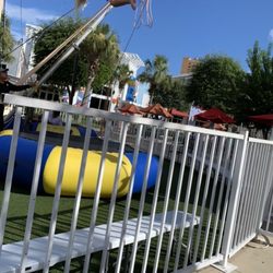 Super Bungee Jump at Pier Park - My 12 year old the cheerleader hitting double and triple back tucks on the bungee
