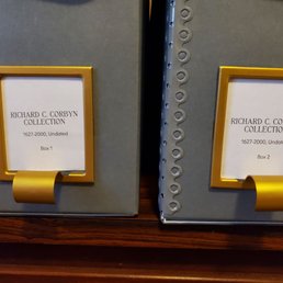 Archival boxes of genealogy, photos and documents. Cleaned and organized Archival boxes of genealogy, photos and documents. Cleaned and organized