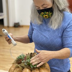 Yoga Salinas - Succulent Pumpkin Workshop