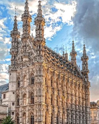 Historic Leuven Town Hall by null