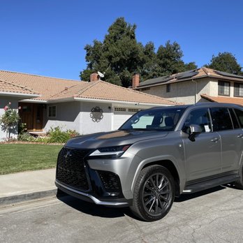 Keyes Lexus - 2023 Lexus LX 600 F Sport Handling in atomic silver - Car Dealers Near Me - Van Nuys, California