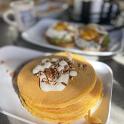The Crystal Cafe - Pumpkin Pecan Pancakes