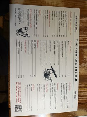 Menu photo 1 The Fish and The Hog Kamuela, HI Menu photo 1 The Fish and The Hog Kamuela, HI