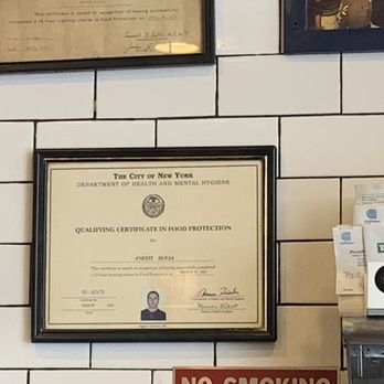 Sam's Pizza - Food protection certificate - Pizza Near Me - Bronx, New York Sam's Pizza - Food protection certificate - Pizza Near Me - Bronx, New York