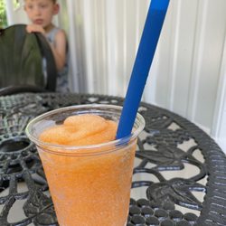 Hill Top Distillery - Tangerine vodka slushie! It wAs 90°+ in May!
