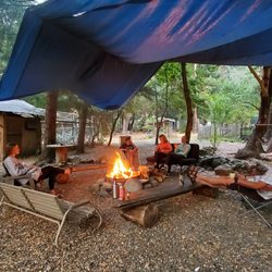 Redwoods and Rivers - Evenings spent chatting around the campfire