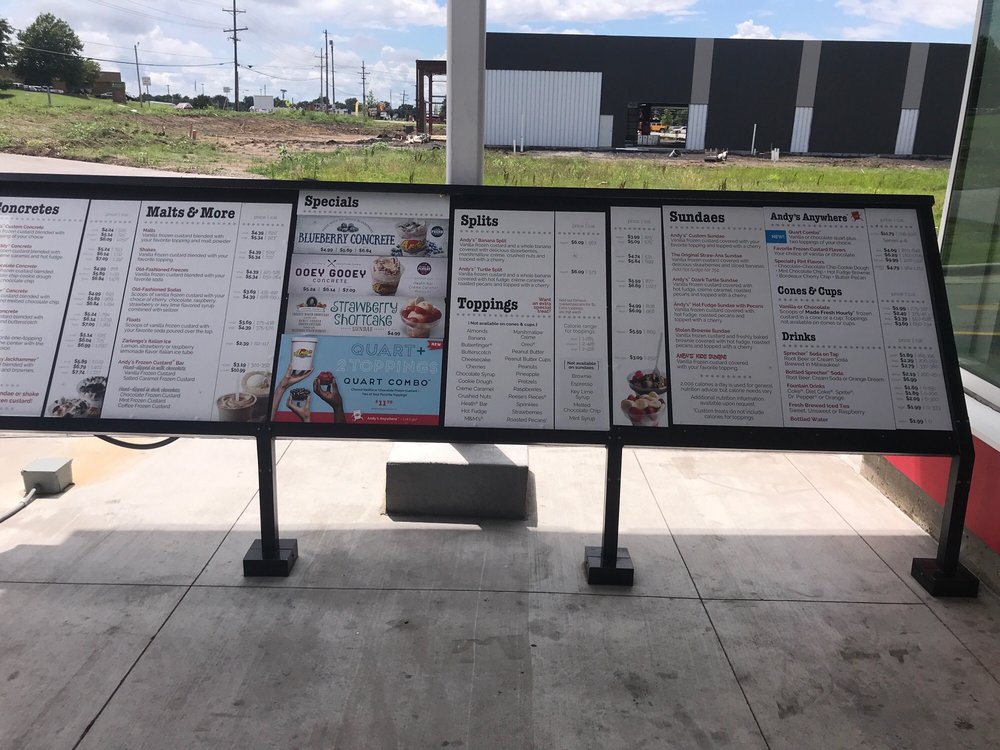 ANDY’S FROZEN CUSTARD 73 Photos & 14 Reviews 800 E Kenosha St