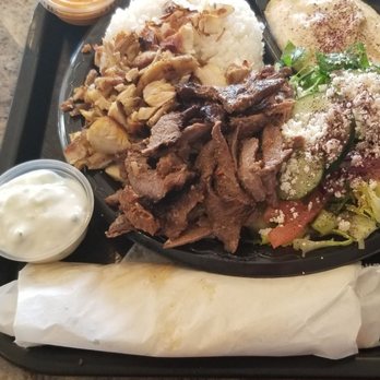 Pita's Mediterranean Grill - Lamb and chicken rice plate - Greek Near Me - San Marcos, California Pita's Mediterranean Grill - Lamb and chicken rice plate - Greek Near Me - San Marcos, California