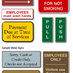 Custom Awards & Embroidery - Engraved signs
