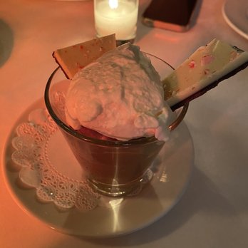 Marseille - Chocolate mousse with peppermint - French Near Me - New York, New York Marseille - Chocolate mousse with peppermint - French Near Me - New York, New York