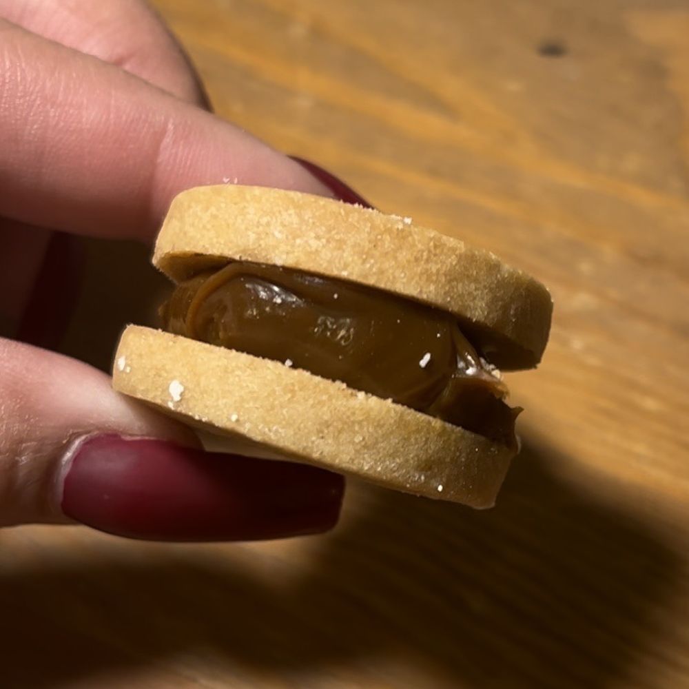 Gigi’s Baked Goods - a hand holding a peanut butter sandwich - Bakeries Near Me - Clifton, New Jersey Gigi’s Baked Goods - a hand holding a peanut butter sandwich - Bakeries Near Me - Clifton, New Jersey