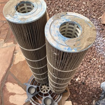 Albuquerque Pools & Spas - Was told NOT to clean our filter and this is what it looked like when we opened it - Pool Cleaners Near Me - Albuquerque, New Mexico
