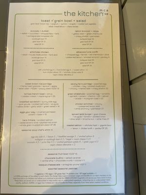 Menu photo 3 The Kitchen MCASD La Jolla, CA
