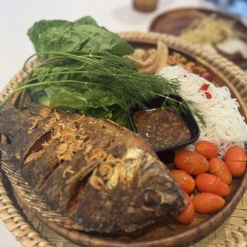 Nok’s Kitchen - Pun pa Tilapia fish wrap - Laotian Near Me - Westminster, California Nok’s Kitchen - Pun pa Tilapia fish wrap - Laotian Near Me - Westminster, California