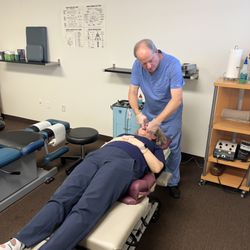 Pinnacle Chiropractic - Cranial adjustment for patient with TMJ Isuue