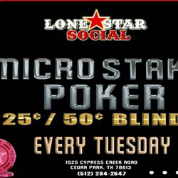 Lone Star Social Club - Micro-Stakes Night