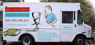 Slide of Ken's Plumbing, Aaron Sewer, Casper Heating