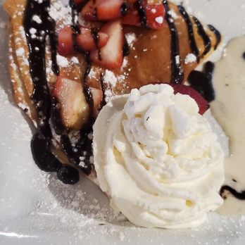 Baker's Crust - Diablotin crepe w added whip cream - Breakfast & Brunch Near Me - Chesapeake, Virginia Baker's Crust - Diablotin crepe w added whip cream - Breakfast & Brunch Near Me - Chesapeake, Virginia