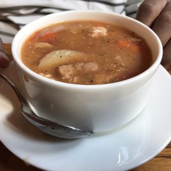 Biltmore Stable Cafe - Turkey and vegetable soup (Soup of the day) - American Near Me - Asheville, North Carolina Biltmore Stable Cafe - Turkey and vegetable soup (Soup of the day) - American Near Me - Asheville, North Carolina