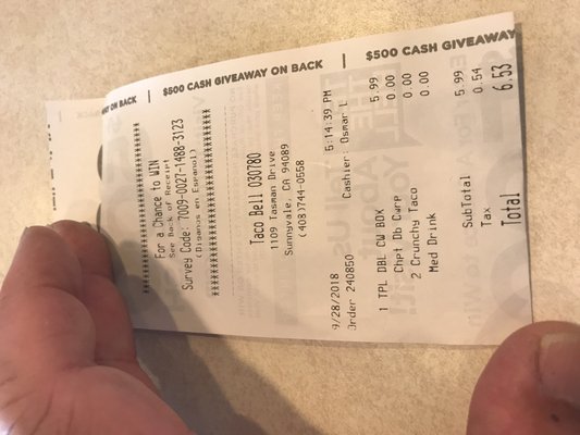 Menu photo 4 Taco Bell Sunnyvale, CA Menu photo 4 Taco Bell Sunnyvale, CA