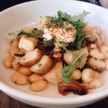 Frances - Oysters mushroom with beans - New American Near Me - San Francisco, California Frances - Oysters mushroom with beans - New American Near Me - San Francisco, California