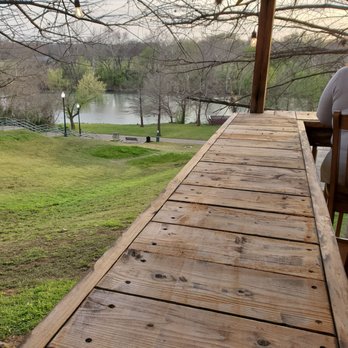 Neighbor's Kitchen & Yard - View of river from outdoor deck - Pizza Near Me - Bastrop, Texas