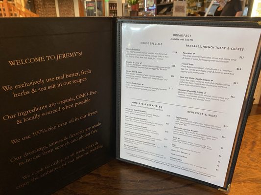 Menu photo 3 Jeremy's Farm to Table Chehalis, WA Menu photo 3 Jeremy's Farm to Table Chehalis, WA