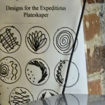 Lulu's Chocolate Bar - Cute instructions for the staff to decorate the plates with chocolate -of course! - Desserts Near Me - Savannah, Georgia