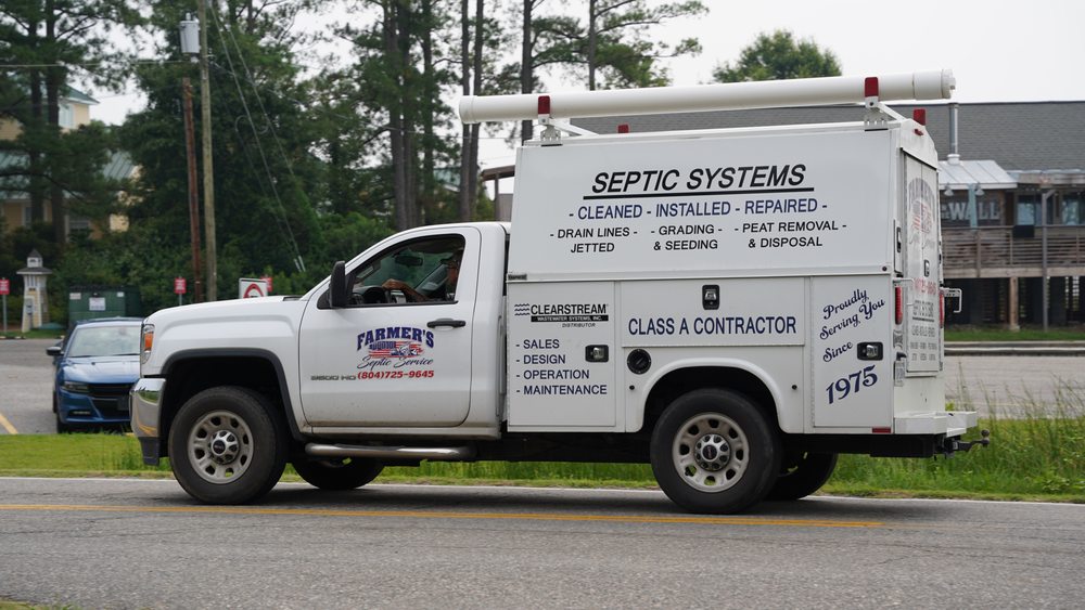 Slide of Farmer's Septic Service