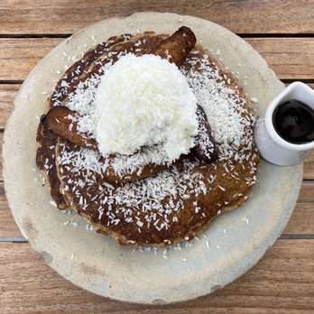 Fig Tree - Plantain and Coconut Pancakes - Cafes Near Me - Los Angeles, California Fig Tree - Plantain and Coconut Pancakes - Cafes Near Me - Los Angeles, California