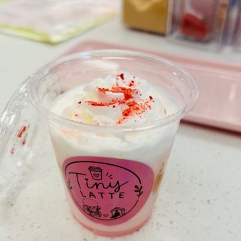 Tiny Latte Lounge and Play - strawberry milk - Indoor Playcenter Near Me - Bedford, Texas Tiny Latte Lounge and Play - strawberry milk - Indoor Playcenter Near Me - Bedford, Texas