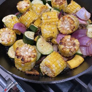Photo of Sherry's Produce - Tucker, GA, United States. Roasted veggie skillet I made from all Sherrys veggies