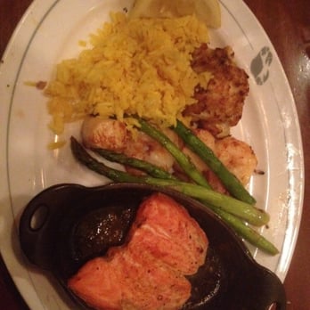 Phillips Seafood - Rice was undercooked. Asparagus and crab cake was good though! - Seafood Near Me - Baltimore, Maryland Phillips Seafood - Rice was undercooked. Asparagus and crab cake was good though! - Seafood Near Me - Baltimore, Maryland