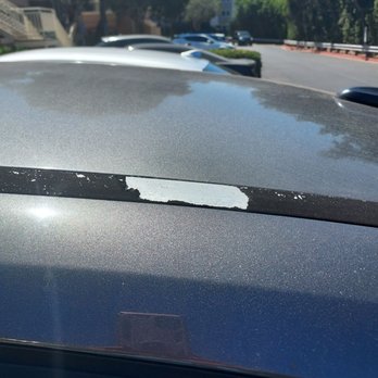 Aqua Clean Car Wash - The paint on the roof strip has been pull off my the car wash machine - Car Wash Near Me - La Mesa, California Aqua Clean Car Wash - The paint on the roof strip has been pull off my the car wash machine - Car Wash Near Me - La Mesa, California