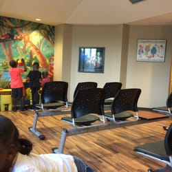 Mangum Park Dentistry For Children - Waiting area with a movie and play area for the kids