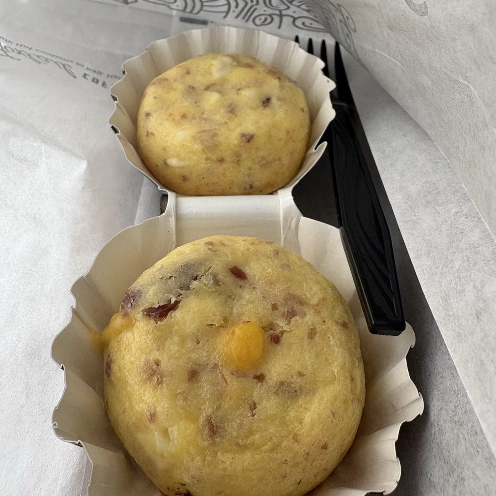 Foxtail Coffee - Bacon & Cheese Egg Bite - Coffee & Tea Near Me - Daytona Beach, Florida