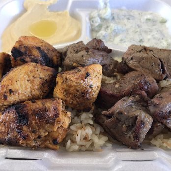 Zait Bistro - Beef and chicken kebab combo - Mediterranean Near Me - Rancho Cucamonga, California Zait Bistro - Beef and chicken kebab combo - Mediterranean Near Me - Rancho Cucamonga, California