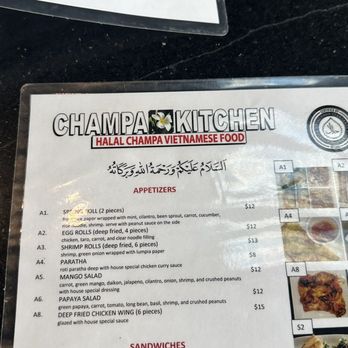 Champa Kitchen - Menu - Vietnamese Near Me - San Jose, California Champa Kitchen - Menu - Vietnamese Near Me - San Jose, California