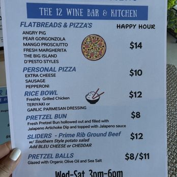 The 12 Wine Bar & Kitchen - Happy hour menu 7/29/23 - Wine Bars Near Me - Lincoln, California The 12 Wine Bar & Kitchen - Happy hour menu 7/29/23 - Wine Bars Near Me - Lincoln, California