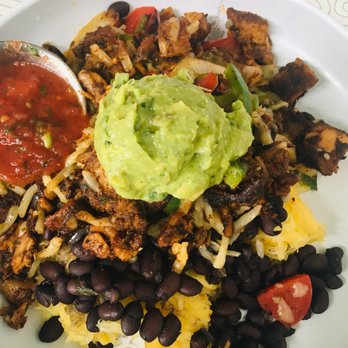 Cali - Brandon - Build your own- spaghetti squash with blackened chicken and fajita style. Delicious. - New American Near Me - Riverview, Florida