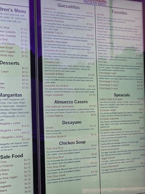 Menu photo 2 Mexican Grill Powhatan, VA Menu photo 2 Mexican Grill Powhatan, VA