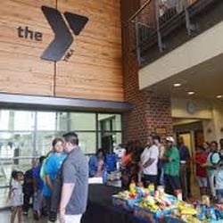 Danville Family YMCA - Foyer looking into pool