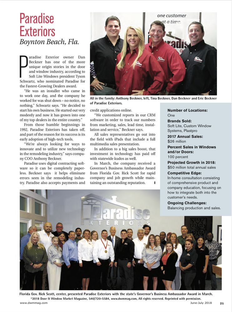 Slide of Paradise Exteriors