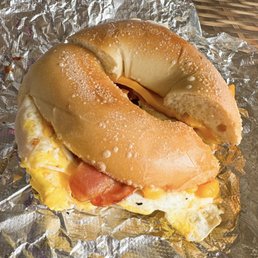 Bacon, Egg, Cheese, Plain Bagel