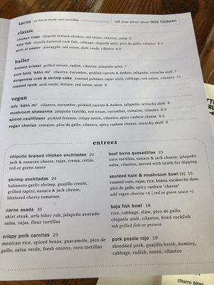 Menu photo 2 Pablo y Pablo Woodinville, WA