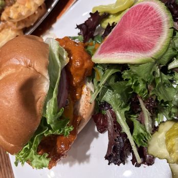 Napa Valley Burger Company - Buffalo chicken sandwhich - New American Near Me - Sausalito, California Napa Valley Burger Company - Buffalo chicken sandwhich - New American Near Me - Sausalito, California