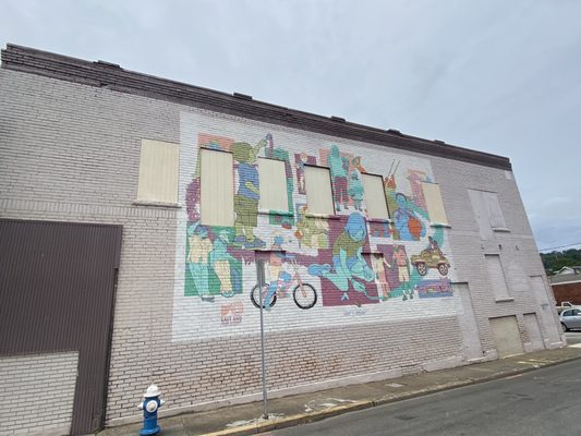 OUT AND ABOUT MURAL - 1598 Washington St E, Charleston, West Virginia ...