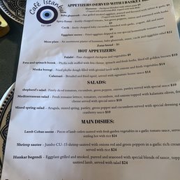 Menu Menu