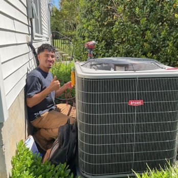 Conway Comfort - Alex our service technician doing a Spring maintenance - Heating & Air Conditioning/HVAC Near Me - Hamilton Township, New Jersey Conway Comfort - Alex our service technician doing a Spring maintenance - Heating & Air Conditioning/HVAC Near Me - Hamilton Township, New Jersey