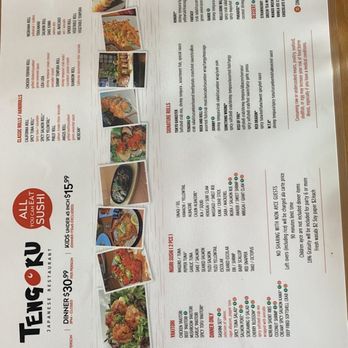 Tengoku - Menu - Japanese Near Me - Henderson, Nevada